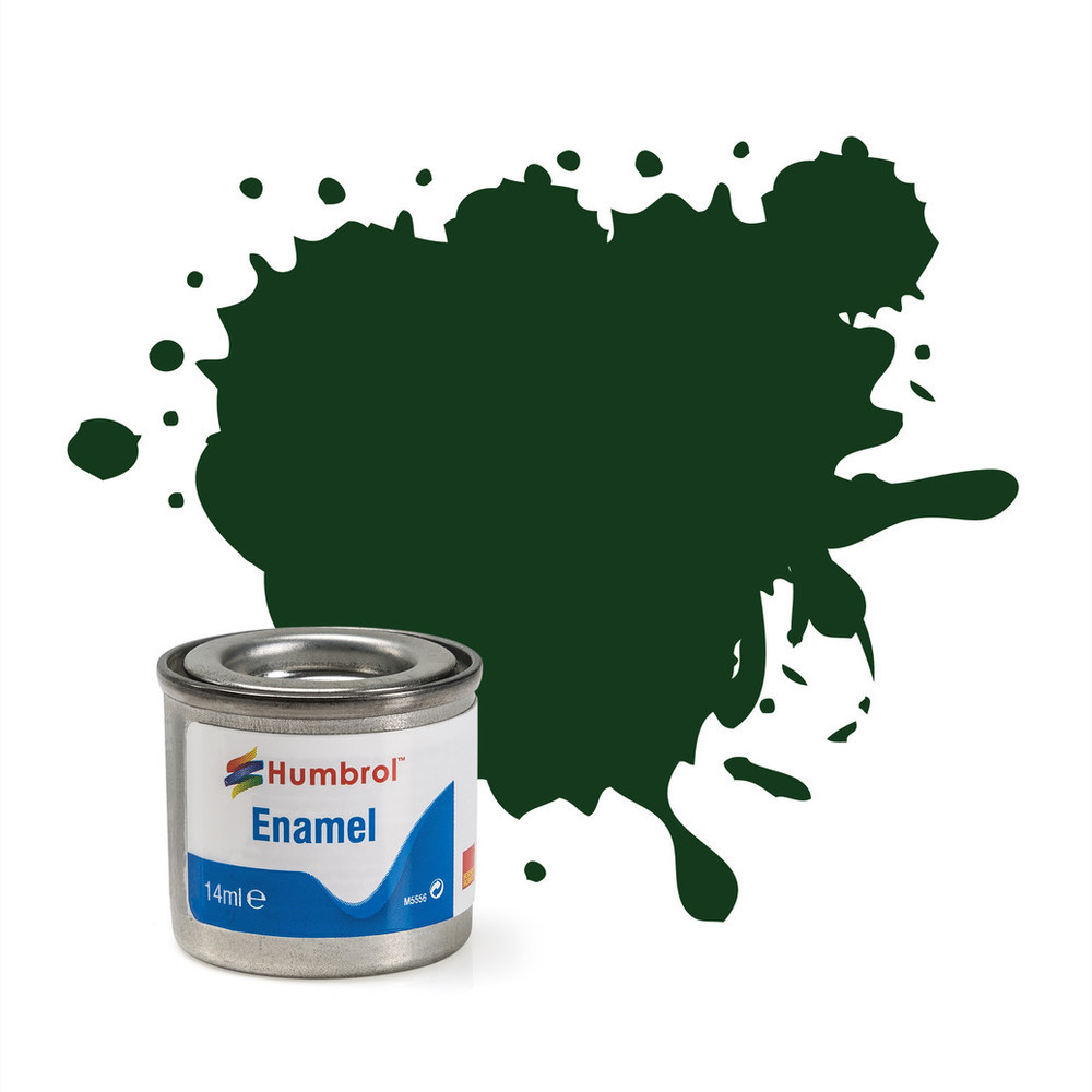 No 3 Brunswick Green Gloss Enamel Paint (14ml)