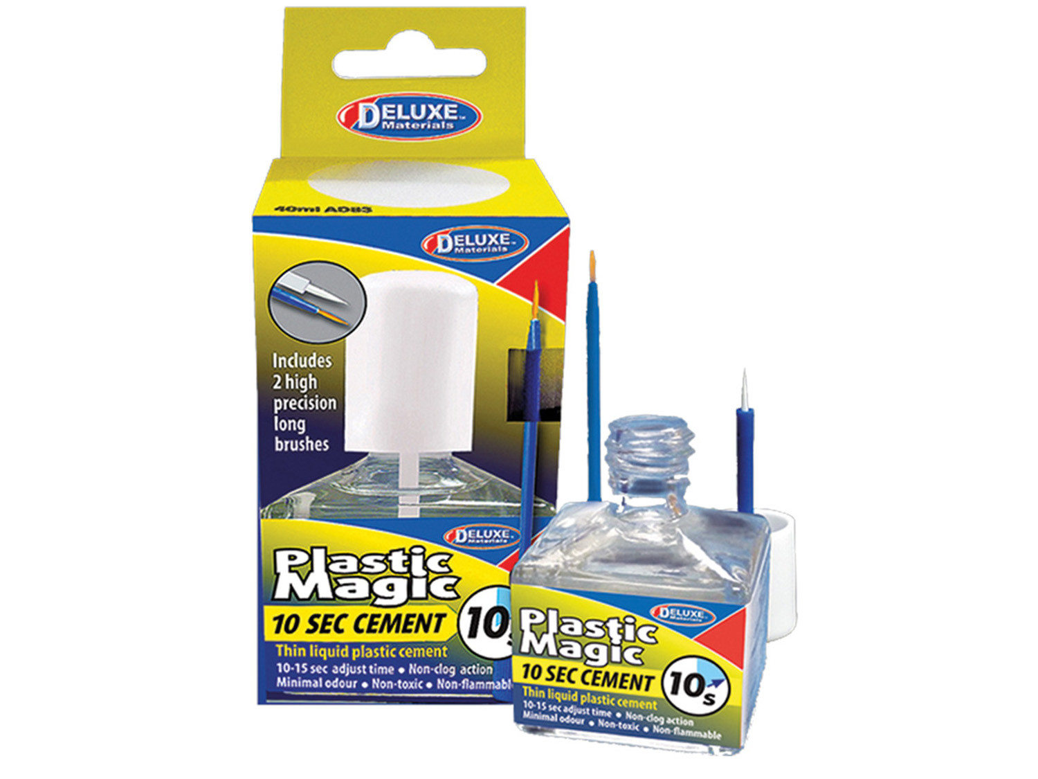 Plastic Magic 10 Second Cement 40ml Bottle Deluxe Materials #AD83  vmf121 