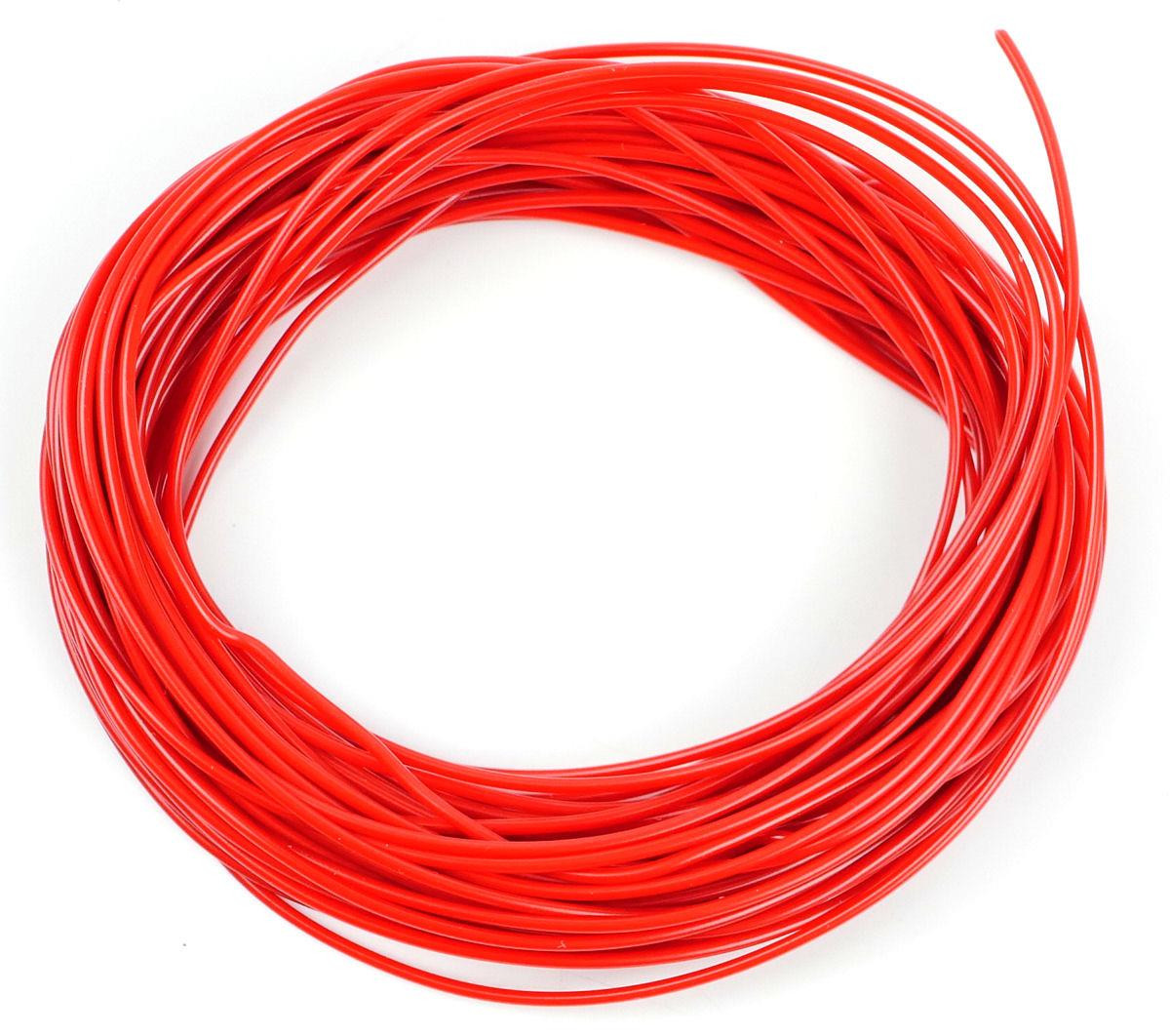 10 METRES HORNBY PECO BACHMANN RED/BLACK 7/02mm TRAIN TRACK  LAYOUT HOOK UP WIRE 