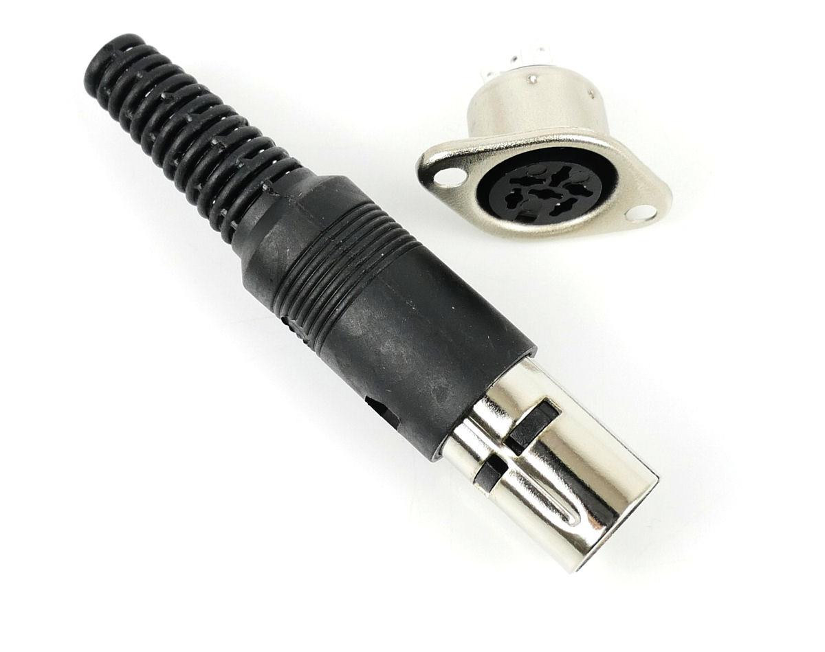 PS6 6-Way DIN Plug/Socket