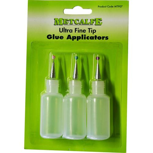 Ultra Fine Metcalfe Glue Applicator Bottles (3)