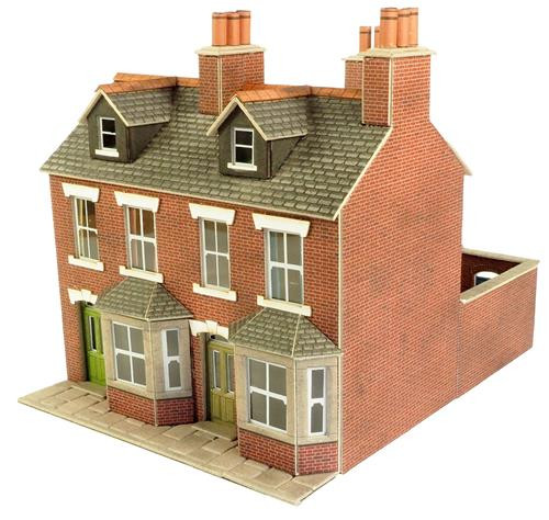 Red Brick Terraced Houses Card Kit