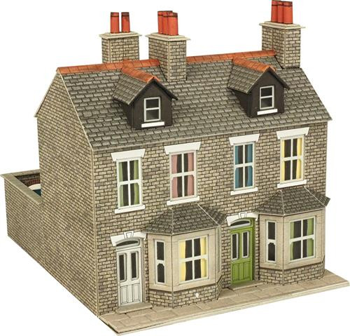 Stone Terraced Houses Card Kit