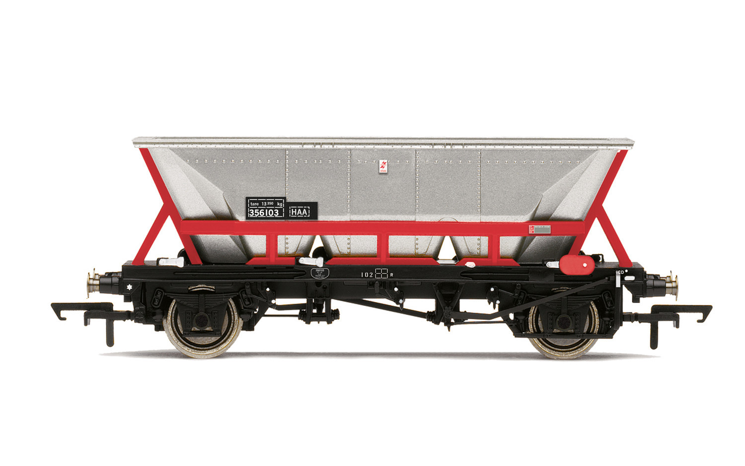 Hornby R60062 BR Railfreight HAA Hopper Wagon Silver