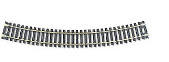 Code 100 Snap-Track Curved Track Radius 558.8mm 22.5 Degree