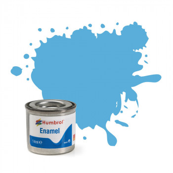 No 47 Sea Blue Gloss Enamel Paint (14ml)