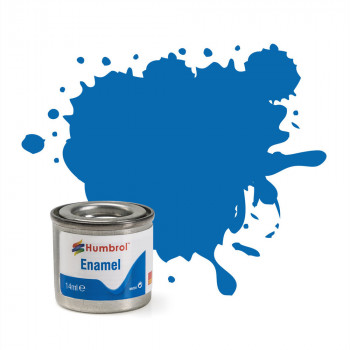 No 52 Baltic Blue Metallic Enamel Paint (14ml)