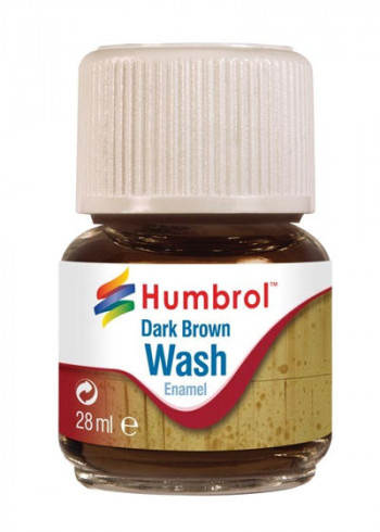 Dark Brown Enamel Wash (28ml)