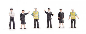 Police and Security Staff (6) Figure Set