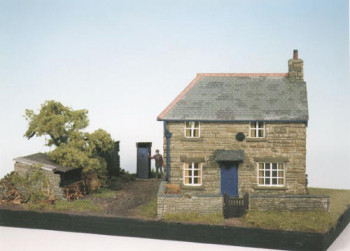 build your own OO HO scale 5x semi detached houses card kit 