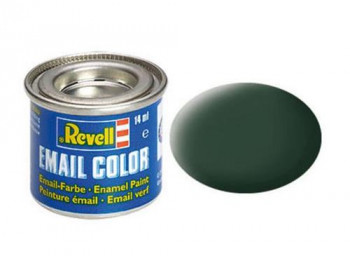 Enamel Paint 'Email' (14ml) Solid Matt Dark Green RAF