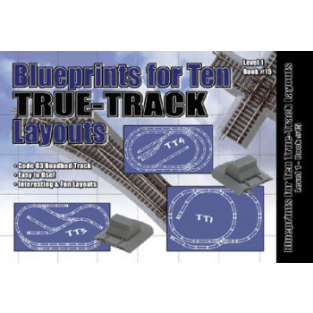 Blueprints for Ten HO True Track Layouts Booklet