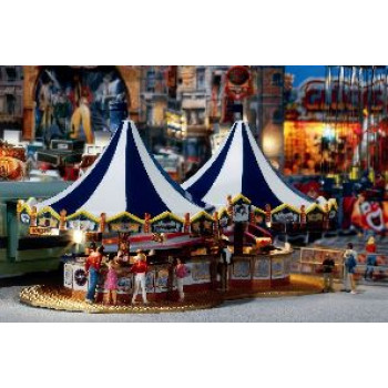HO FALLER Flipper Roundabout Amusement Park Ride Circus Building Kit 140439 for sale online 