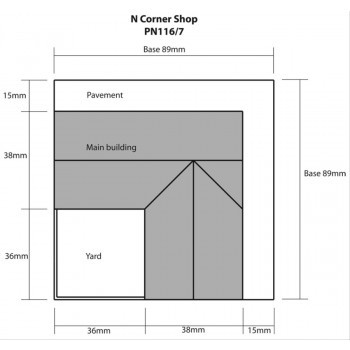 Stone Corner Shop and Pub Card Kit