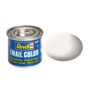 Enamel Paint 'Email' (14ml) Solid Matt White RAL9001