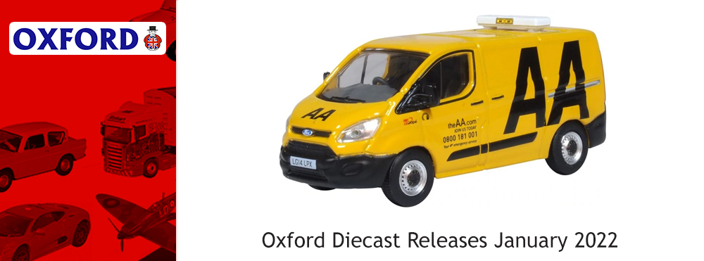 Oxford Diecast Releases January 2022