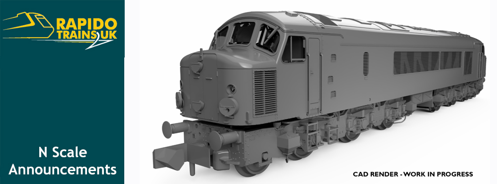 Rapido Trains Announce Three Peaks in N Scale