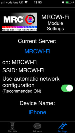 Gaugemaster WiFi iOS 10.