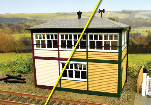 Before and After Fordhampton Signal Box.