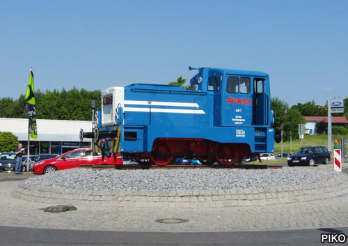 The PIKO Kreisellok (roundabout locomotive).