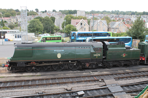 Swanage Railway Battle of Britain class no.34070 Manston.