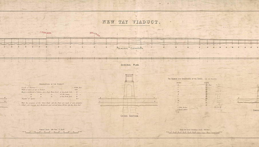 Tay Bridge image 04. Tay Bridge image 04.