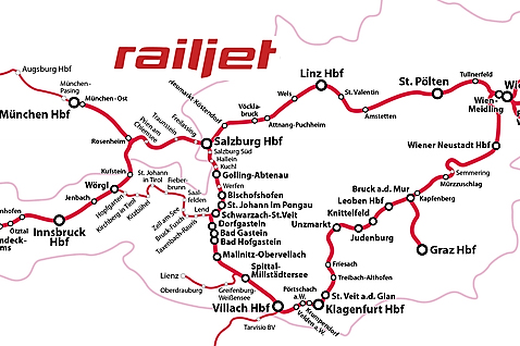 Railjet Map.