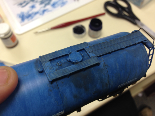 Image of Top Walkway and Hatch Weathering 11. Weathering 11.