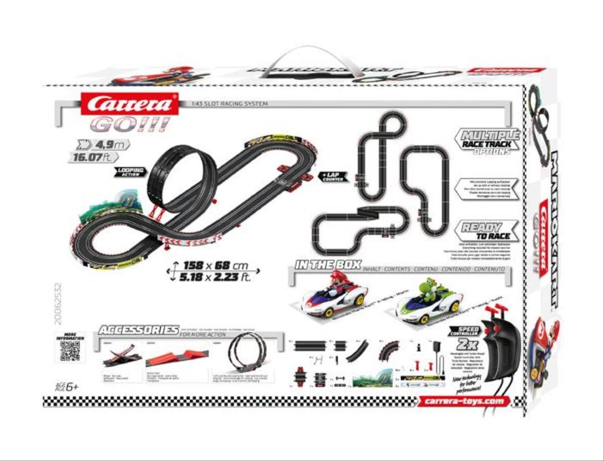 Circuit voitures Carrera GO!!! Nintendo Mario Kart - P-Wing 62532