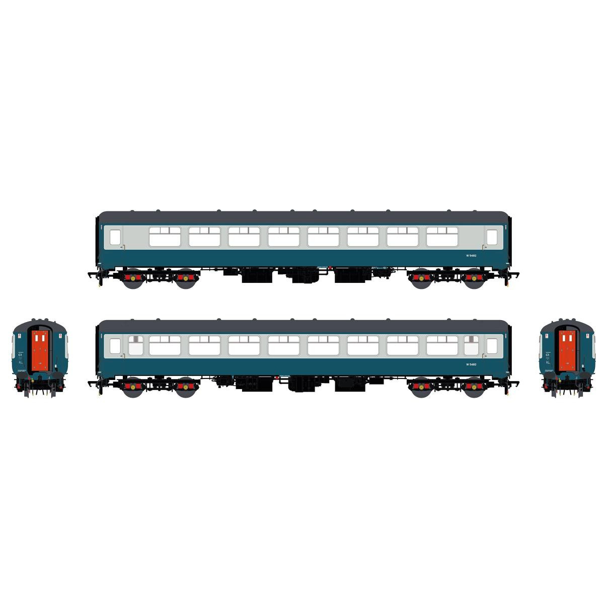 #D# Mk2b Coach TSO 5482 BR Blue/Grey