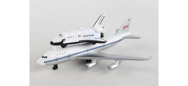 Aviation Toys Space Shuttle with B747 Plane