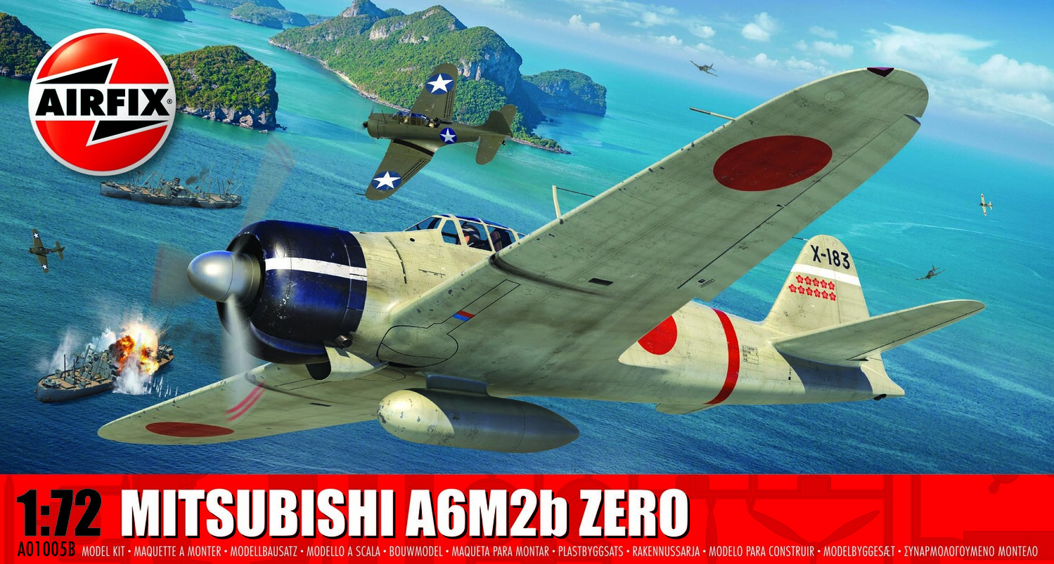 *Japanese Mitsubishi A6M2b Zero (1:72 Scale)