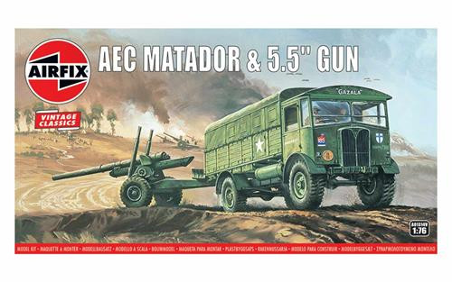 Vintage Classics British AEC Matador & 5.5inch Gun (1:76)