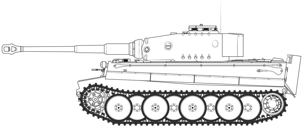 #D# German Tiger-I Mid Version (1:35 Scale)