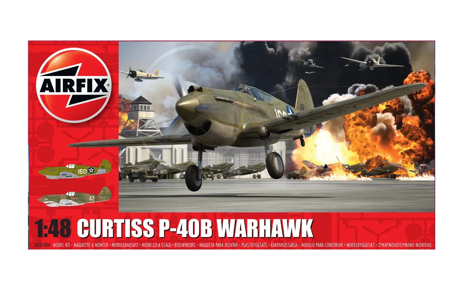 US Curtiss P-40B Warhawk (1:48 Scale)