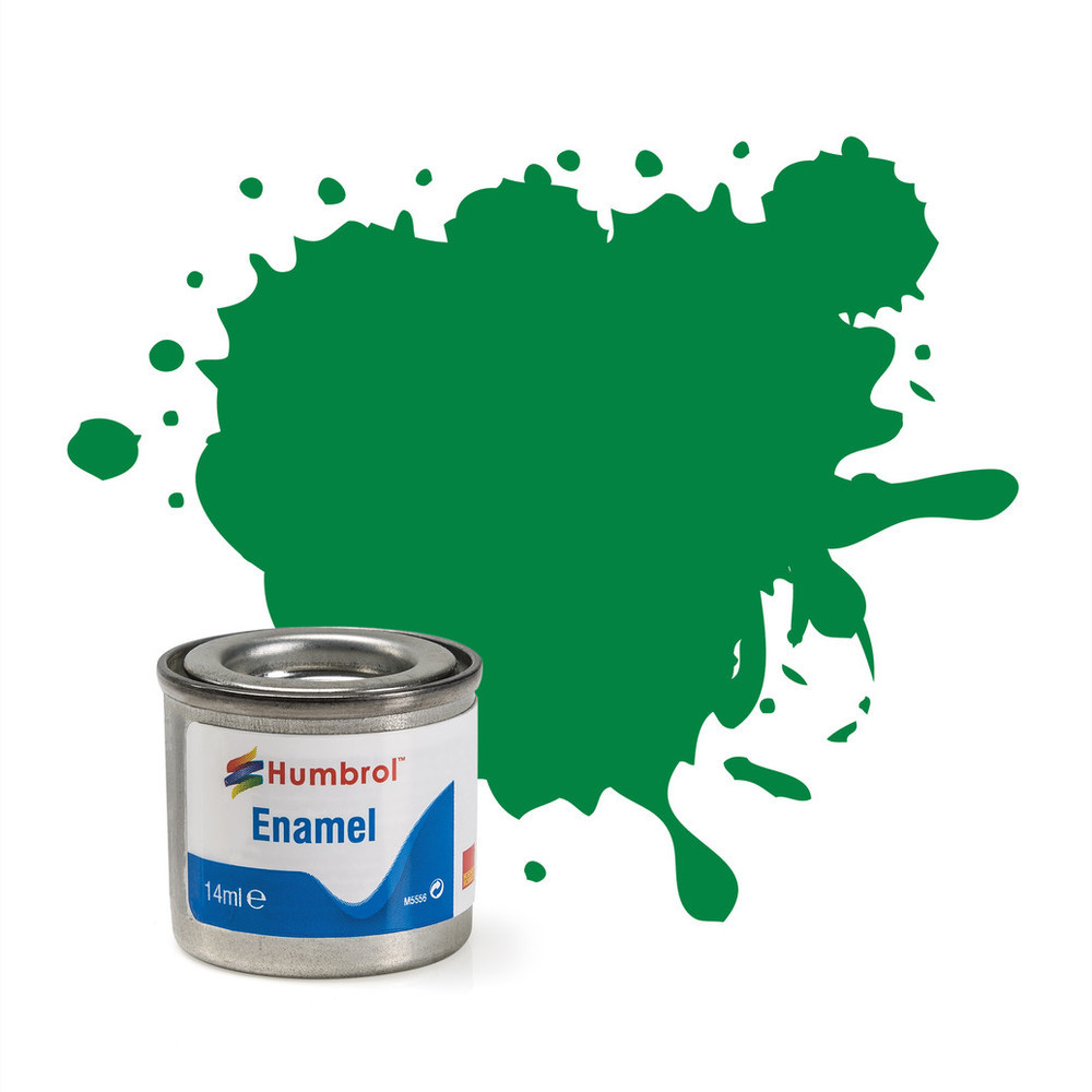 No 2 Emerald Gloss Enamel Paint (14ml)
