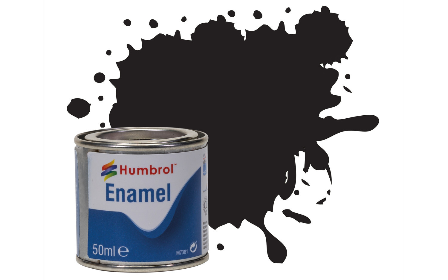 No 33 Black Matt Enamel Paint (50ml)