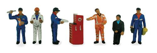 Traction Maintenance Depot Workers (6) Figure Set