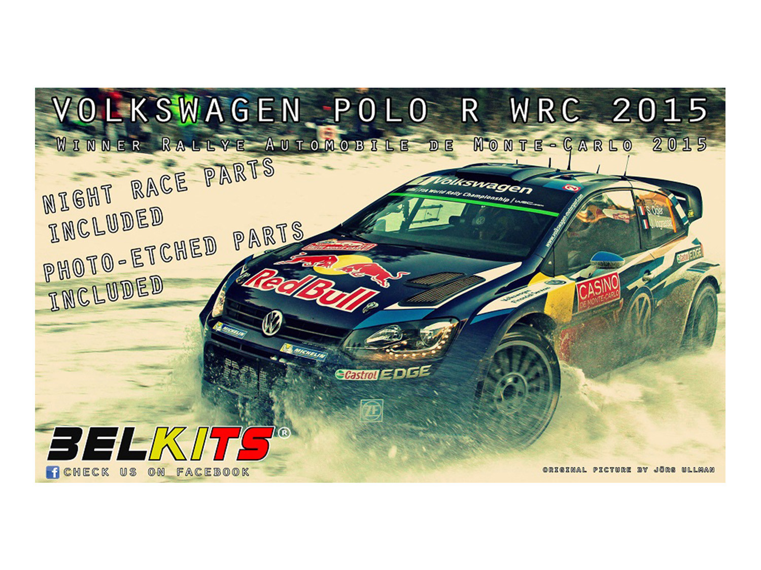 VW Polo R Red Bull WRC 2015 (1:24 Scale)