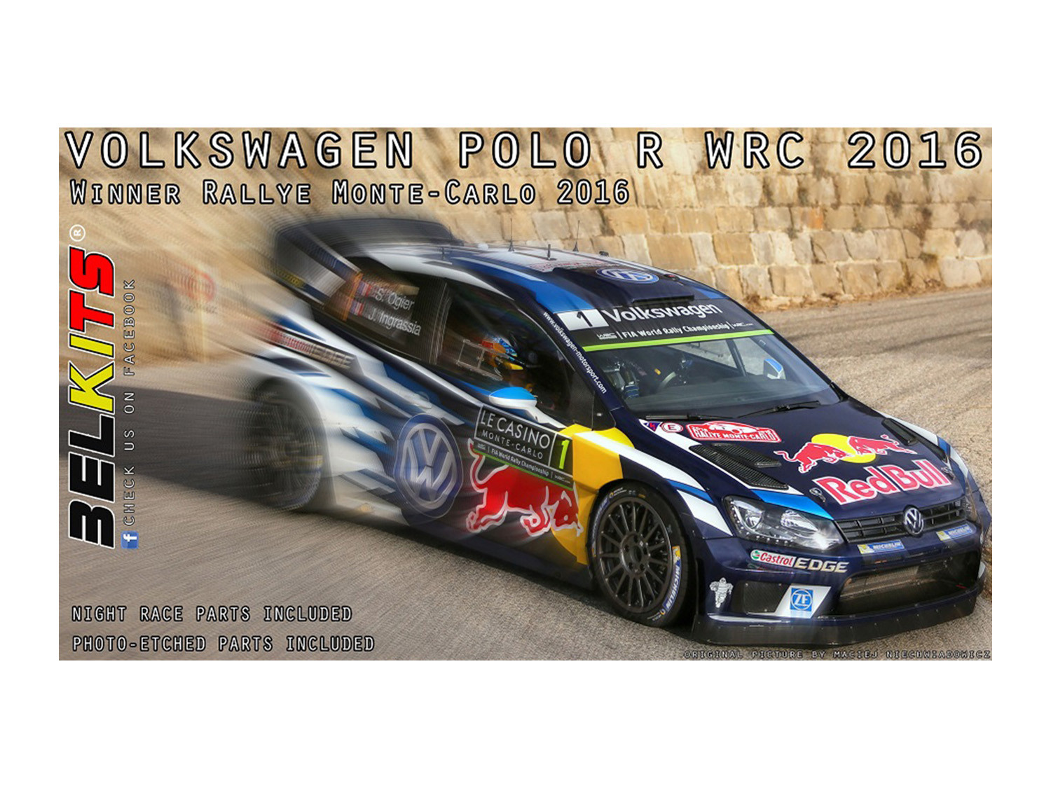 VW Polo R Red Bull WRC 2016 (1:24 Scale)