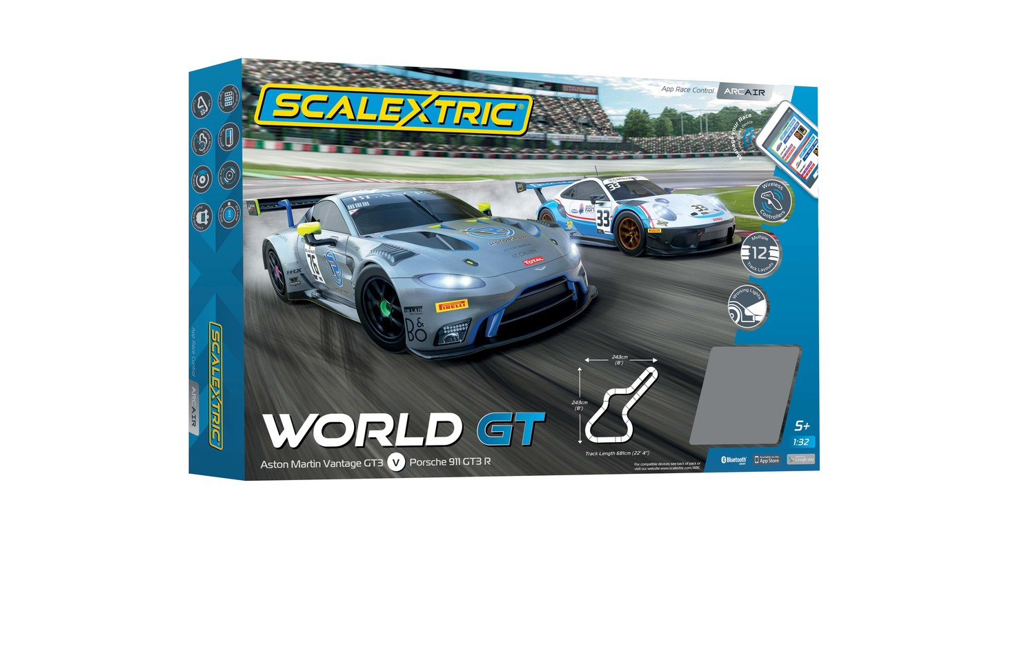 Scalextric ARC AIR World GT Set