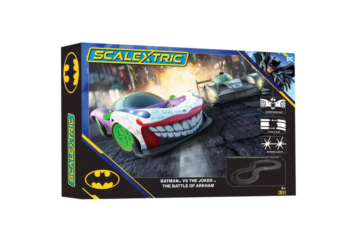 Scalextric Batman v The Joker The Battle of Arkham Race Set