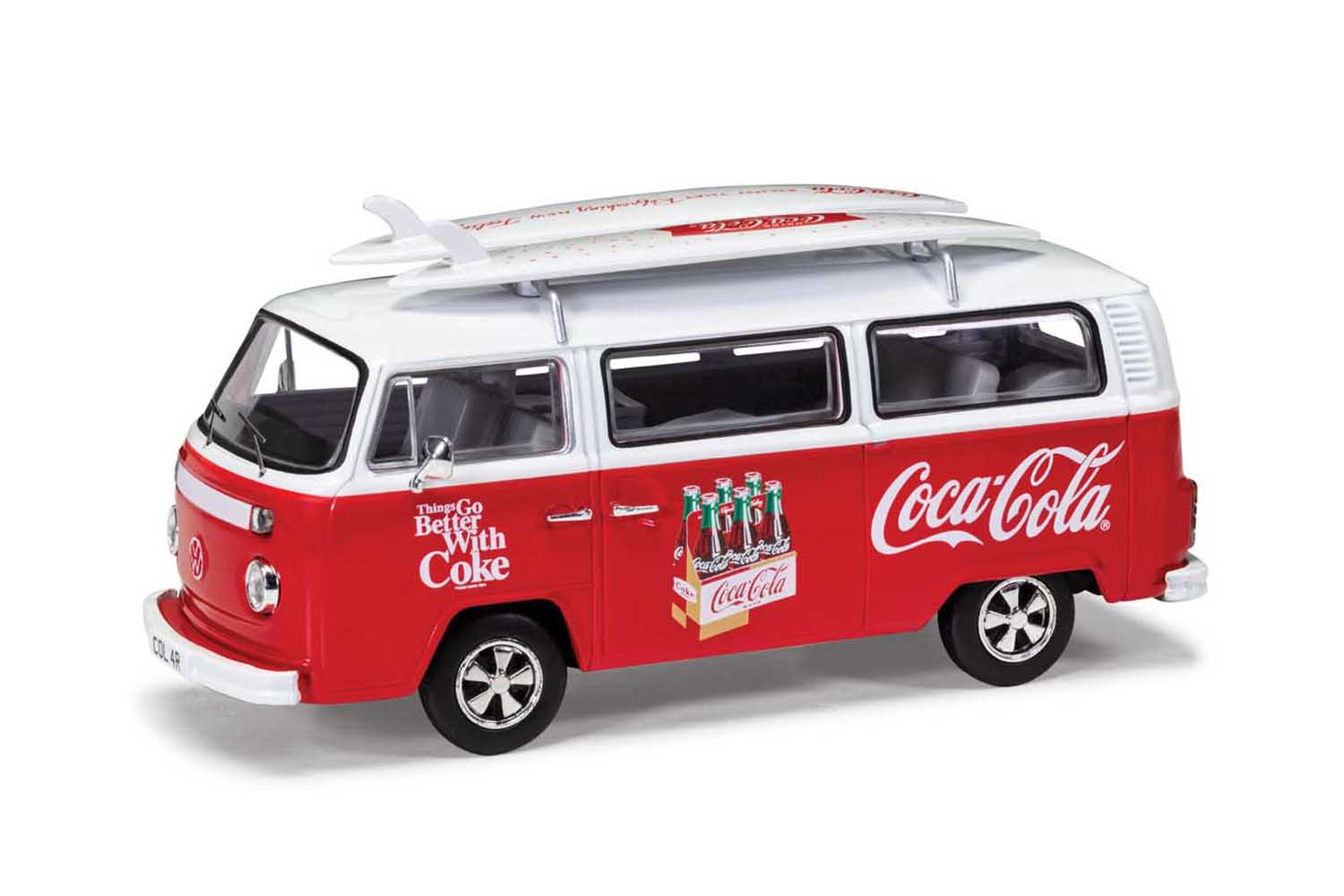 Coca Cola VW T2 Camper Van Bay Window Surf