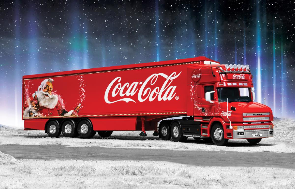 #D# Coca-Cola Christmas Truck