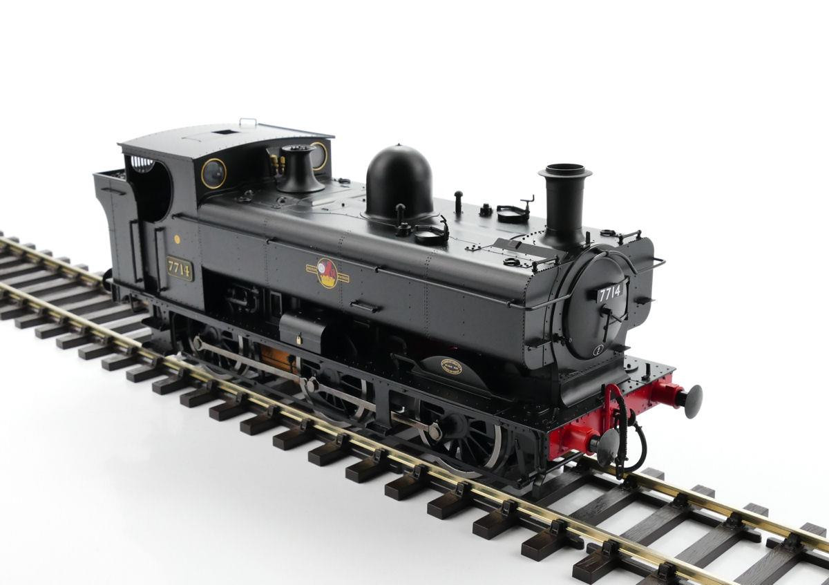 57xx Class Pannier 7714 BR Black Late Crest (DCC-Fitted)