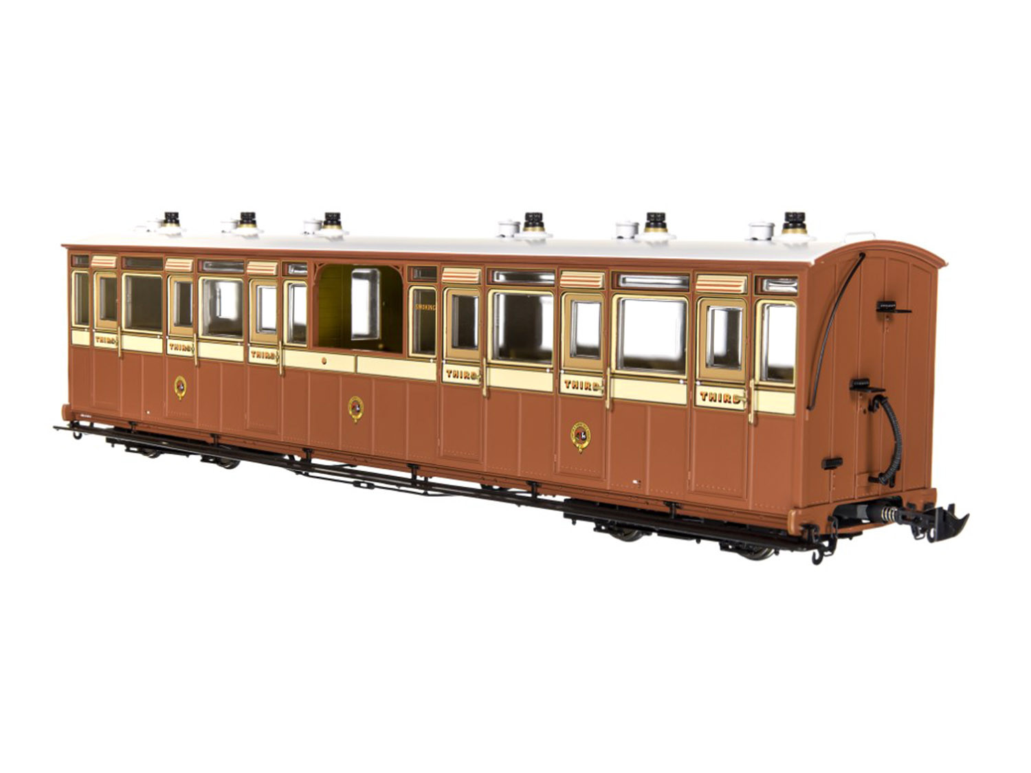 L&B Open 3rd Coach No.8 1897-1901 (DCC-Fitted)