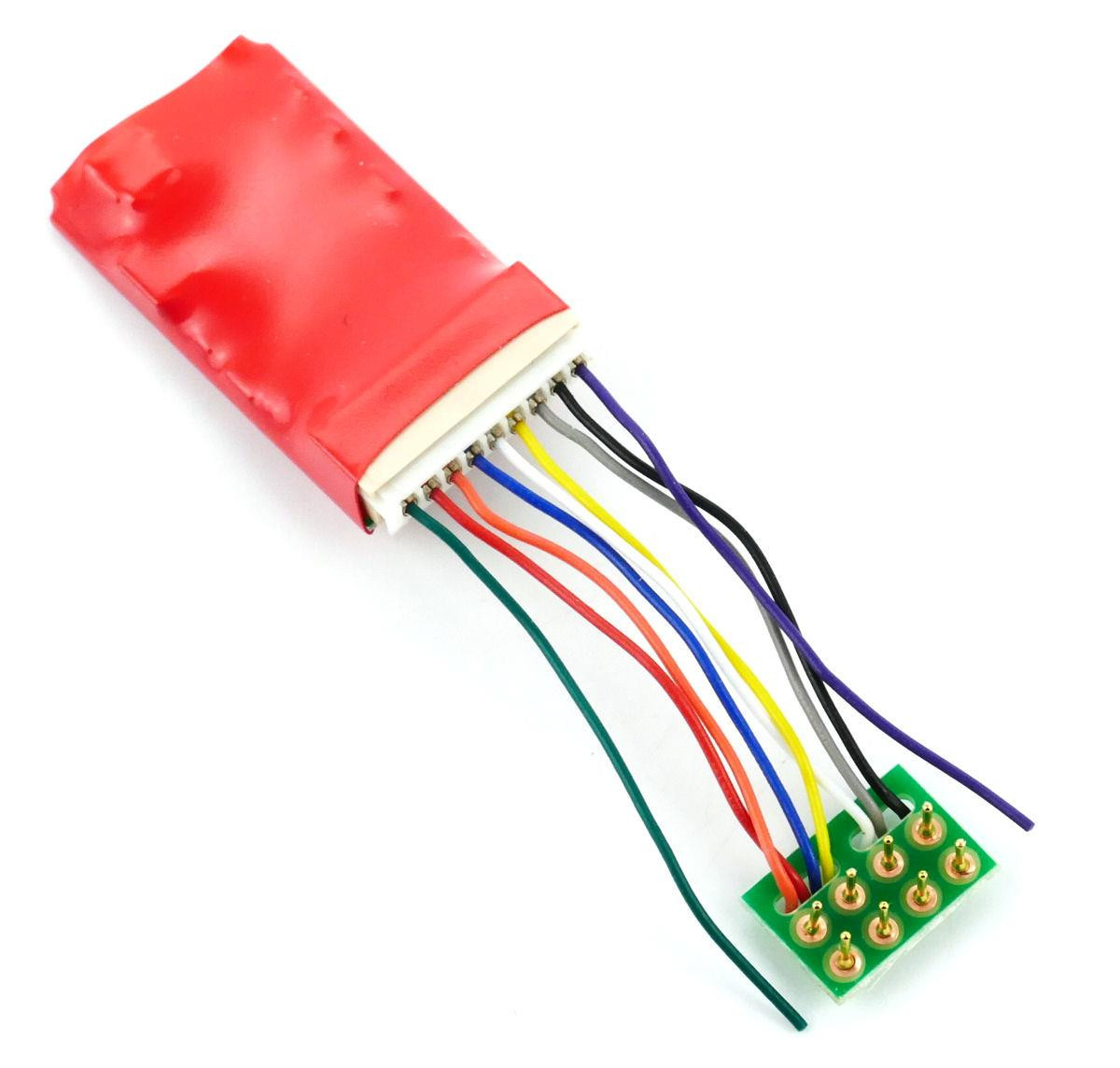 #D# Ruby Series 6fn Pro DCC Decoder 8 Pin