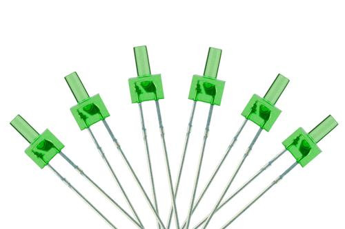 #D# Tower Type 2mm with Resistors Green (6)