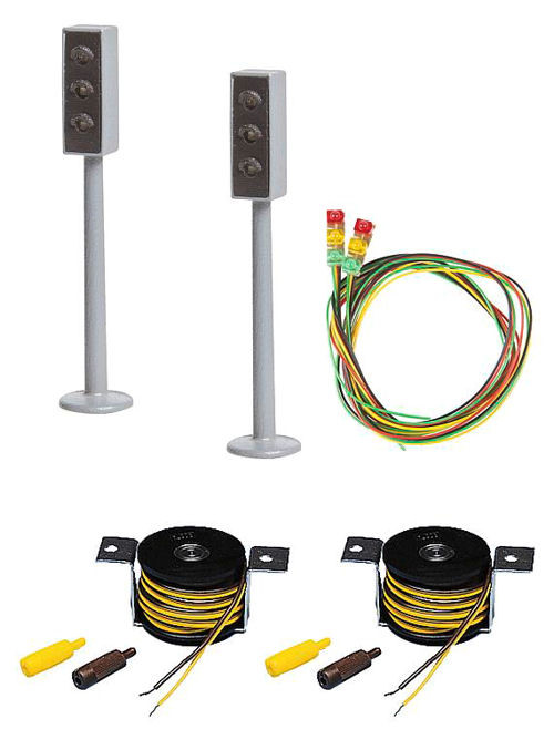 Car System Traffic Lights with Stop Sections (2)