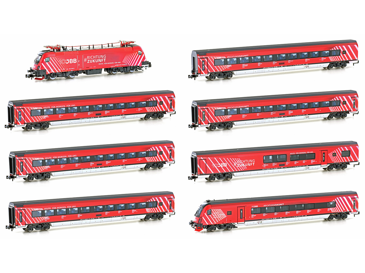 OBB Railjet Rh1116 100yr Train Pack VI (DCC-Sound)